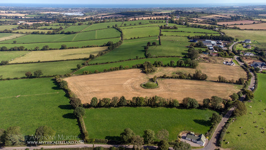 Fourknocks ridge from the air