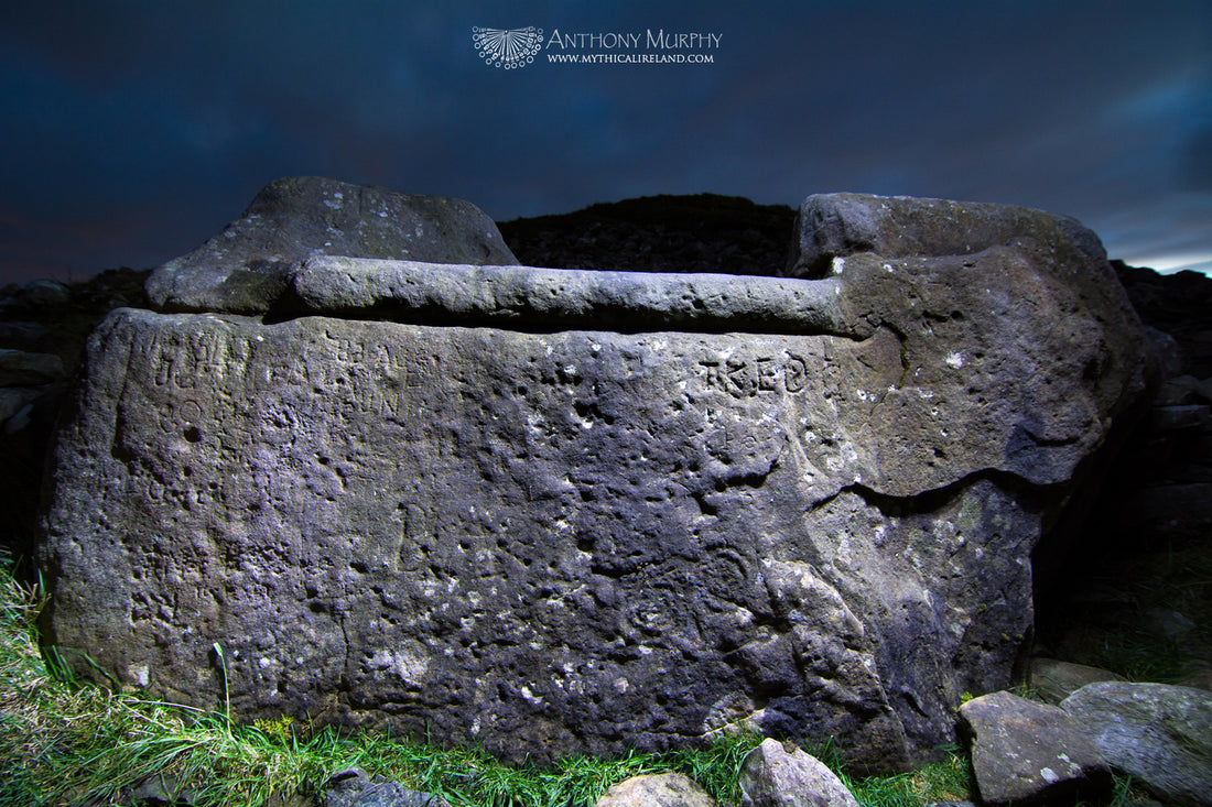 The Hag's Chair at Loughcrew - the throne, perhaps, of an ancient queen of the sky and the land