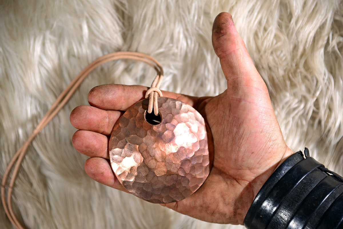 Large Sun Pendant - Bronze