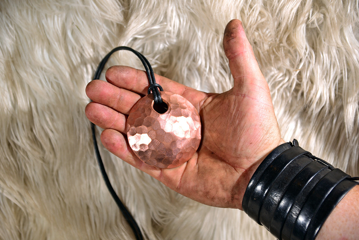 Medium Sun Pendant - Copper