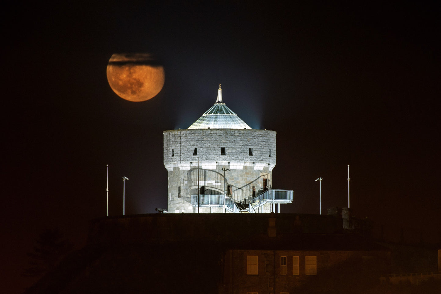 Moonrise at Millmount in Drogheda