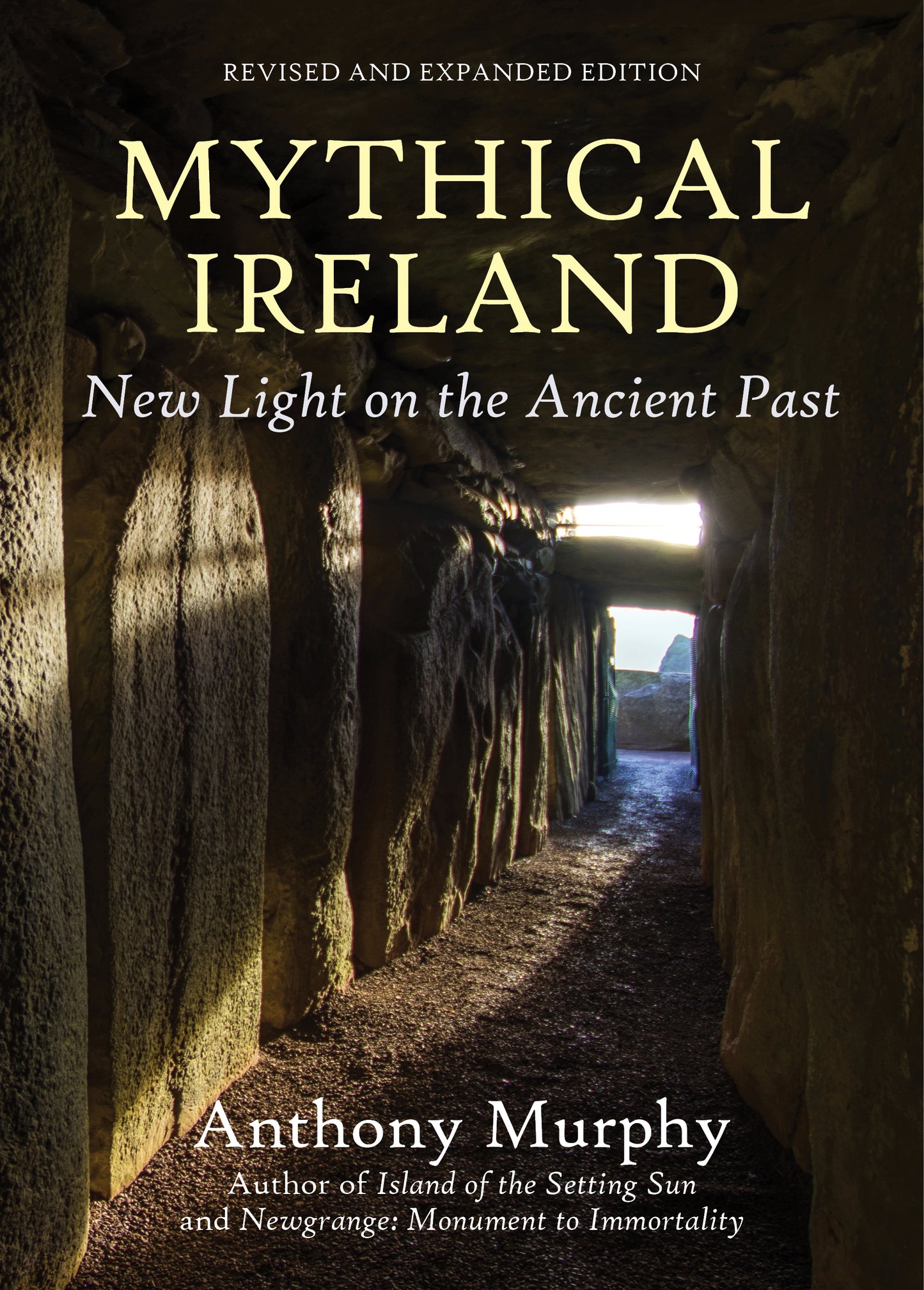 Book. Mythical Ireland. New Light on the Ancient Past. Learn all about Ireland's mythical past through the writings of Anthony Murphy. The cover of this book displays an image of light entering the Newgrange Monument in the Boyne Valley in Ireland.