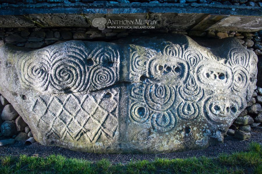 Kerb stone 52 at Newgrange