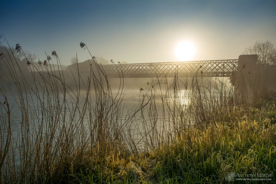 Obelisk Bridge in the mist