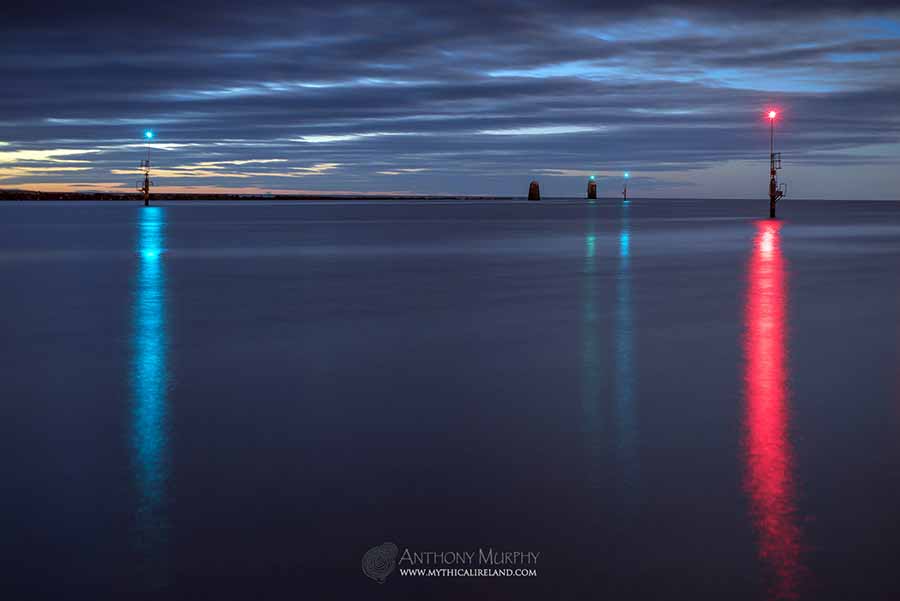 Beacons at the Boyne Estuary