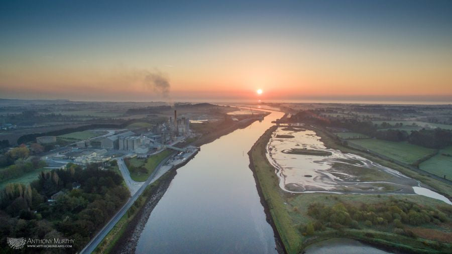 Sunrise over the Boyne estuary