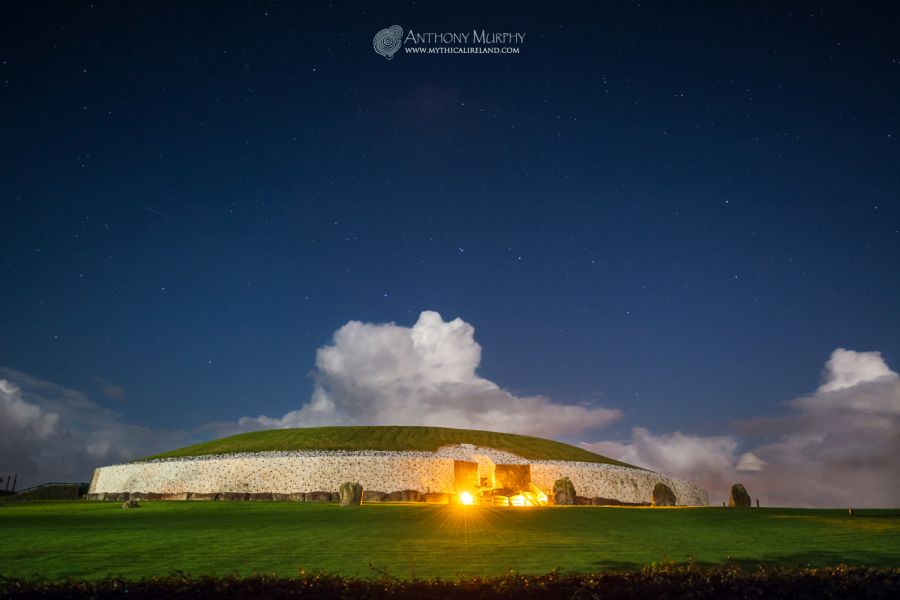 Storm clouds over Newgrange