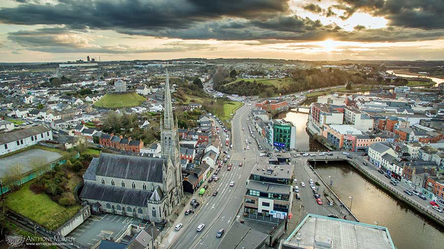 Sunset over Drogheda