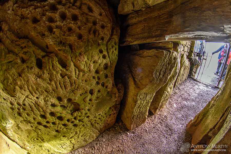 Inside the passage of Cairn T