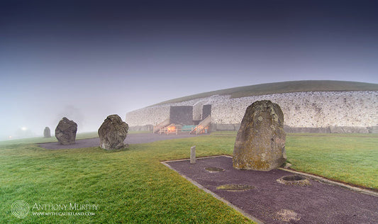 Newgrange in the mist