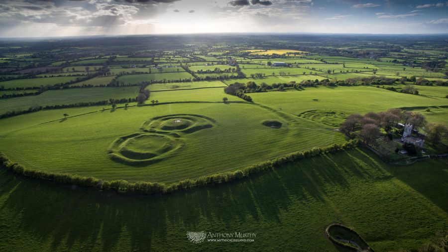 The Hill of Tara from the air