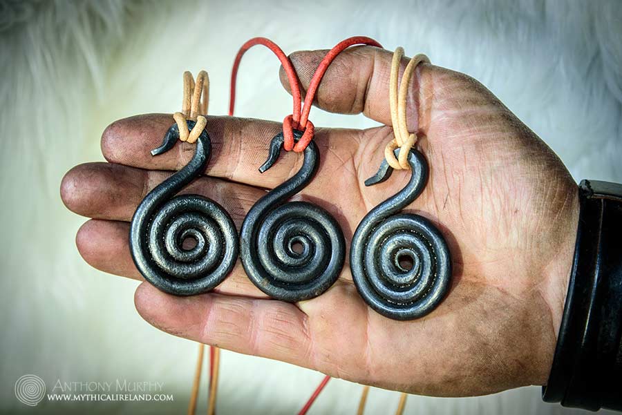 Swan Spiral Pendant
