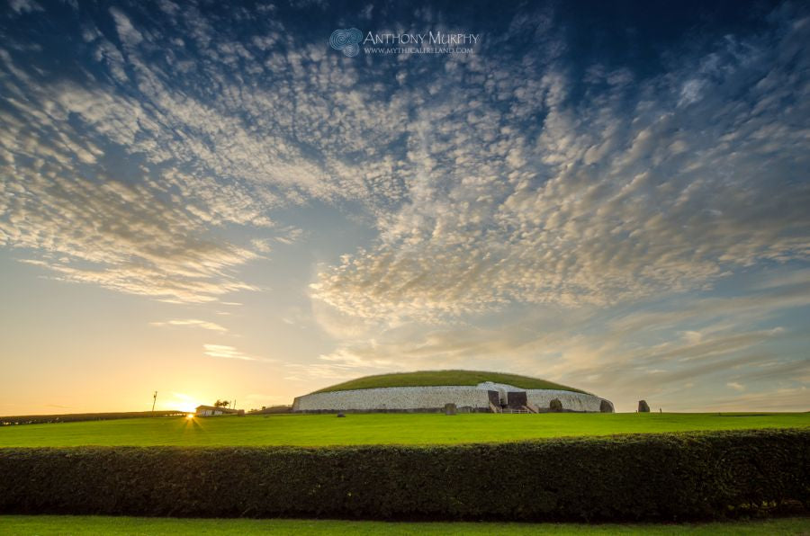 Mackerel sky over Newgrange