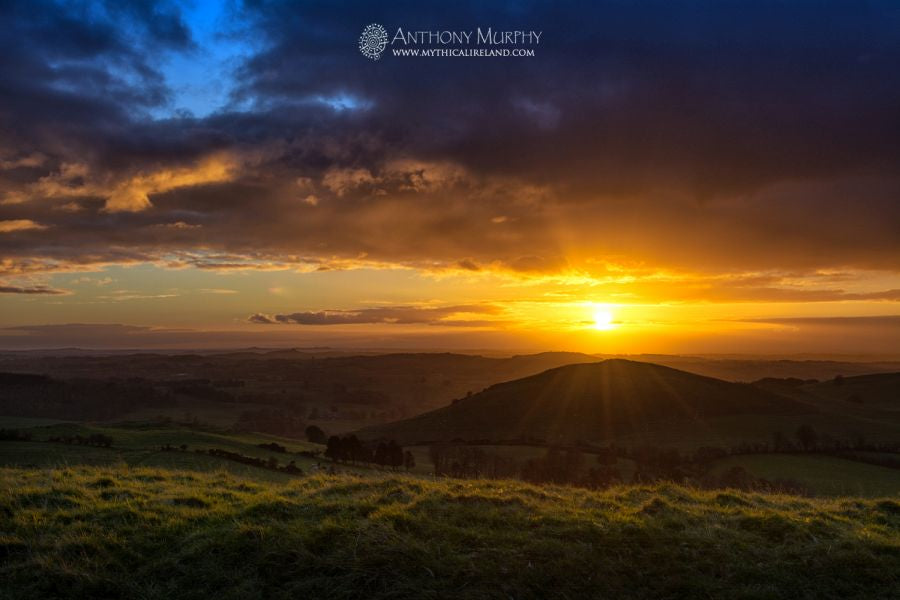 Samhain sunset from Sliabh na Caillige