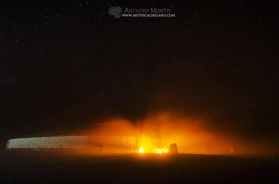 Fog descends on Síd in Broga