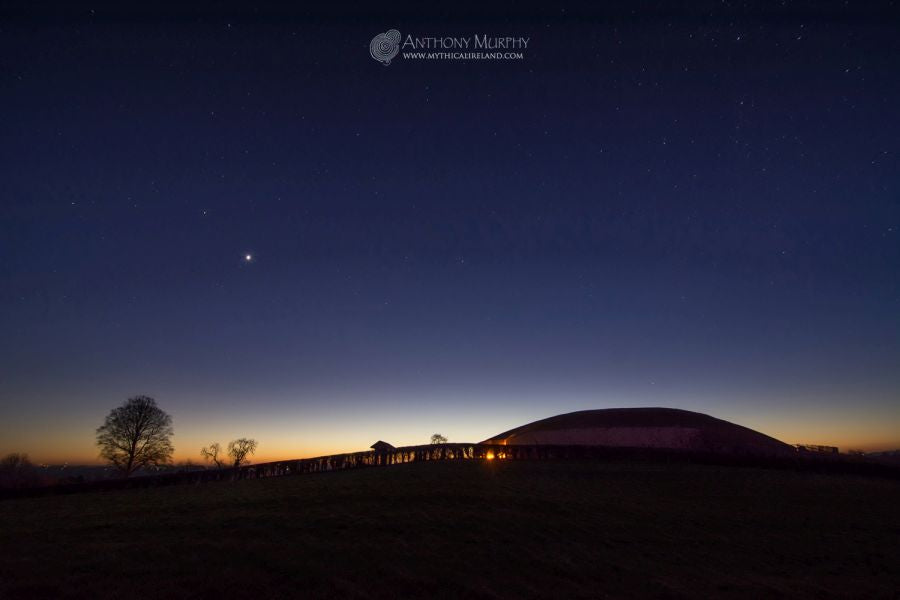Venus and Mars over Síd in Broga