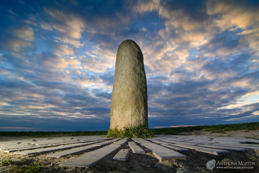 The Lia Fáil (Stone of Destiny) on the Hill of Tara.