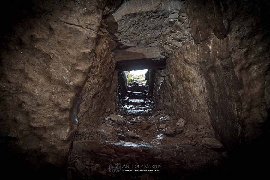 Inside Cairn K, Carrowkeel