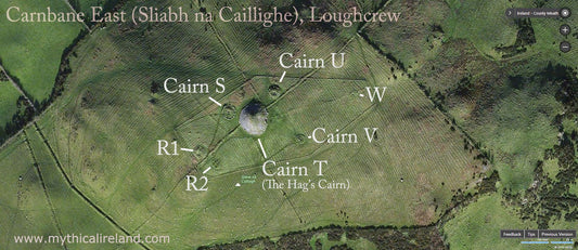 Maps of the cairns at Sliabh na Caillighe, Loughcrew