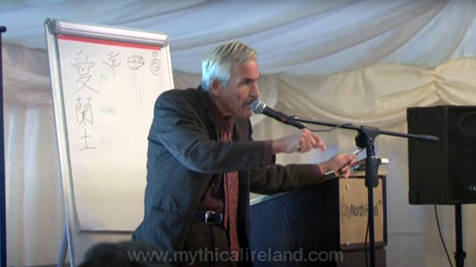 Author Martin Brennan speaking in Ireland at the Boyne Valley Revision conference