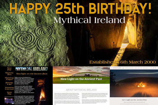 Mythical Ireland is 25 years in existence today. Celebrate with 25% off in our flash sale