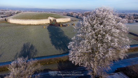 Rare hoar frost at Newgrange and Knowth