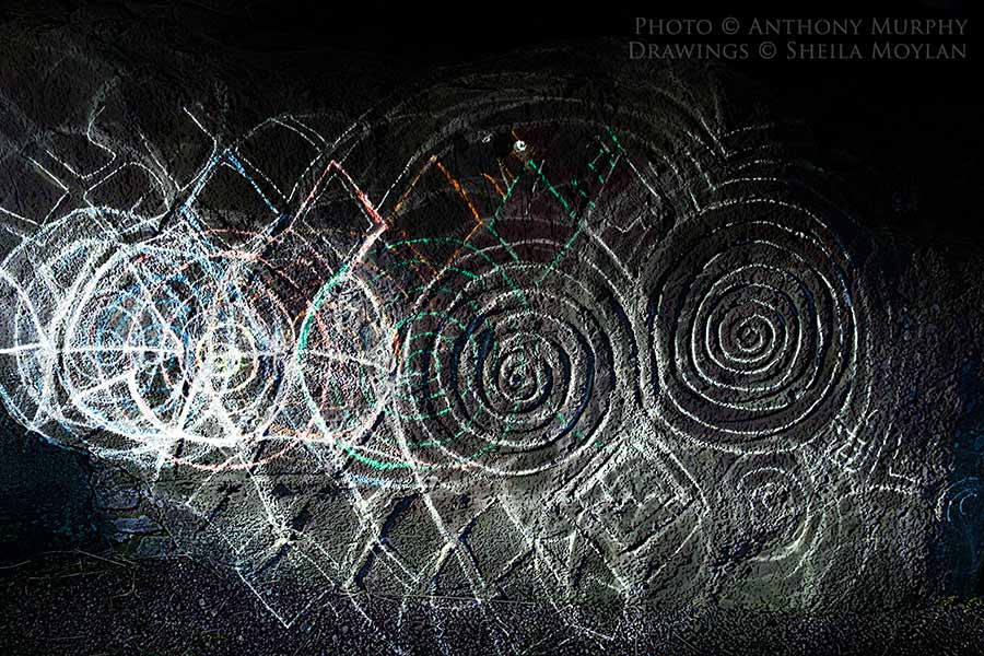 Kerb stone 67 at Newgrange – An artist's view