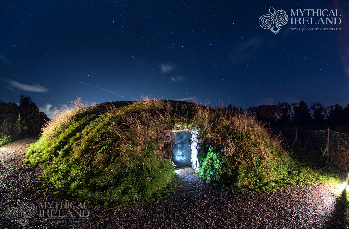 Fourknocks at night under the stars