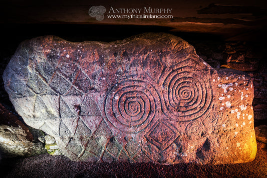 Kerb stone 67 at Newgrange in two tones