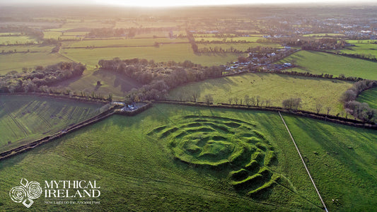 Tlachtga - Hill of Ward - from the air at sunset