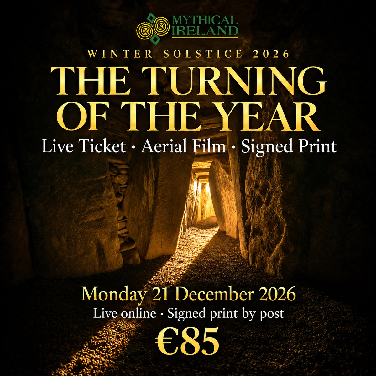 The Turning of the Year — Live Ticket + Aerial Film + Signed Print