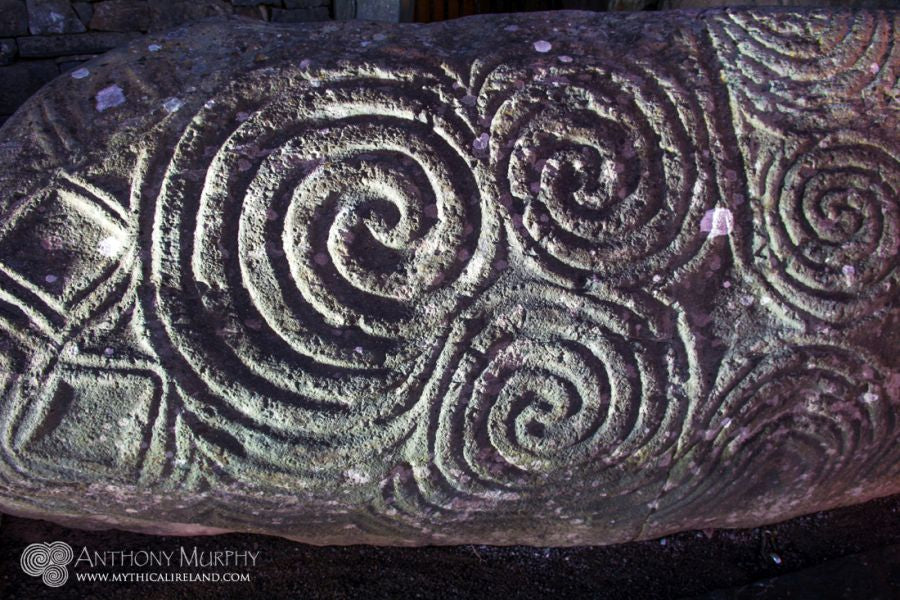 Newgrange K1 spirals
