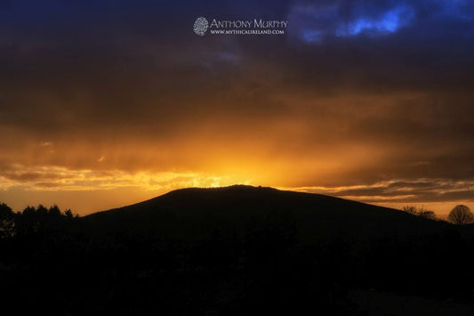 Samhain sunset from Sliabh na Calliagh