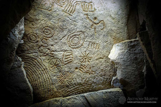 Loughcrew Cairn T ceiling stone