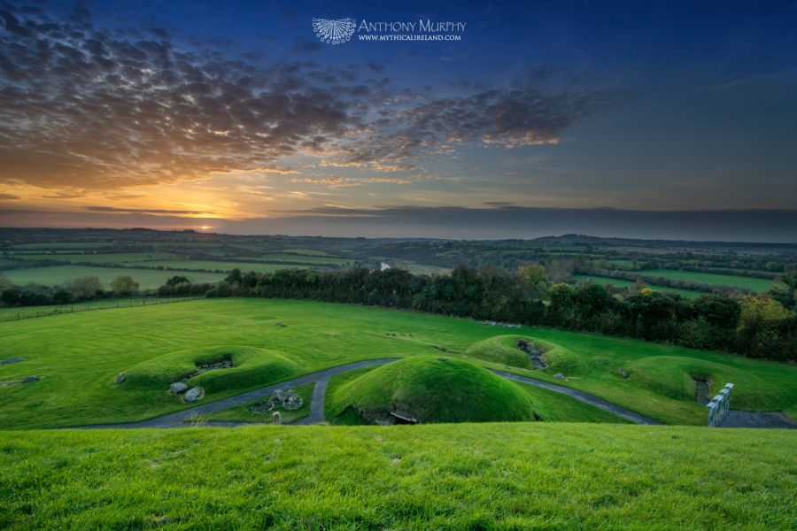 Sunset from the top of Knowth