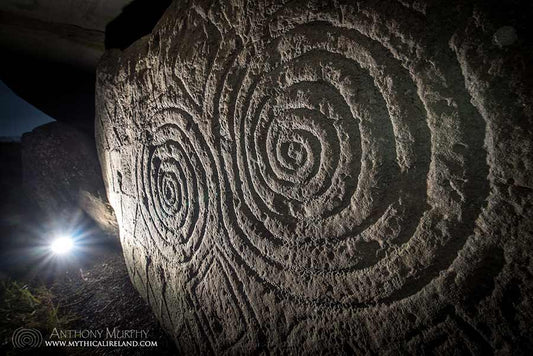 The beautiful kerb stone 67 at Newgrange