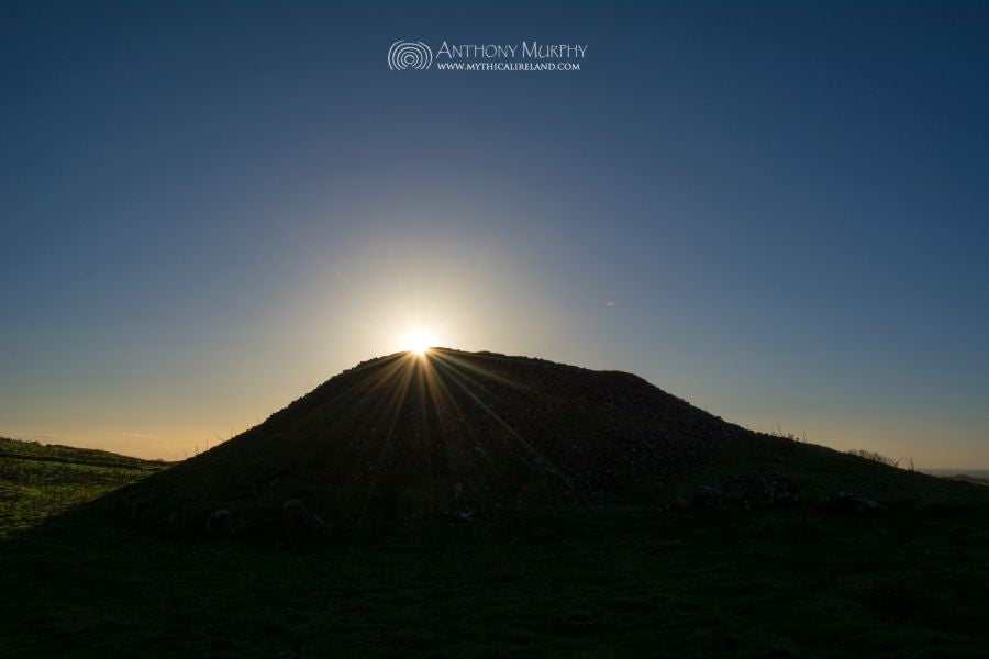 Samhain sun rises over Cairn D, Loughcrew