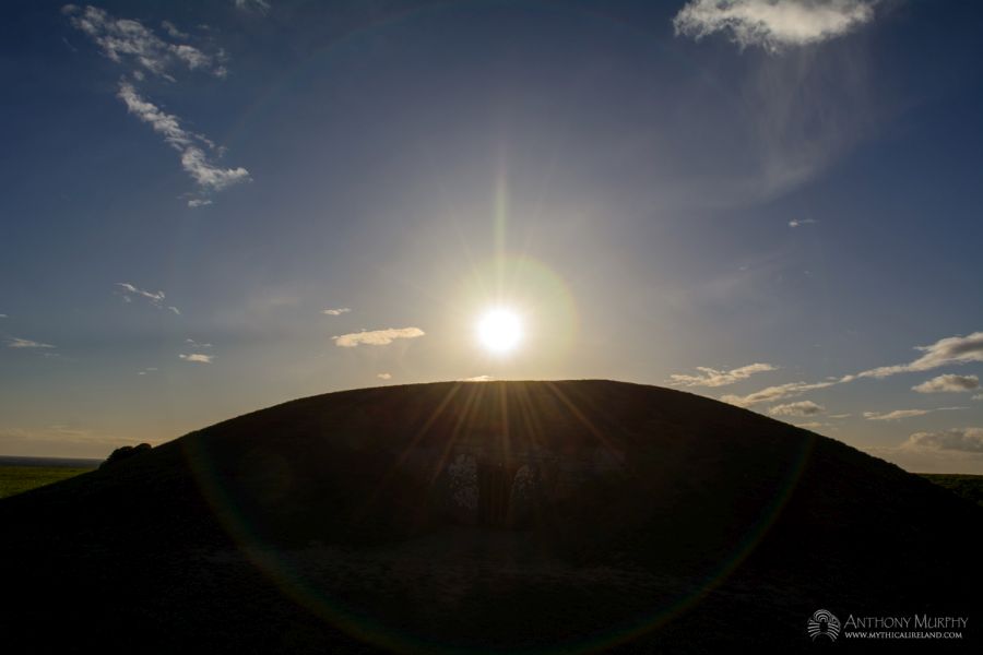 Sunset over the Mound of the Hostages
