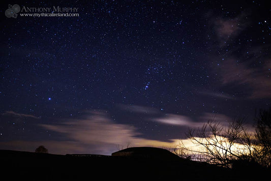 Orion and Sirius over Newgrange