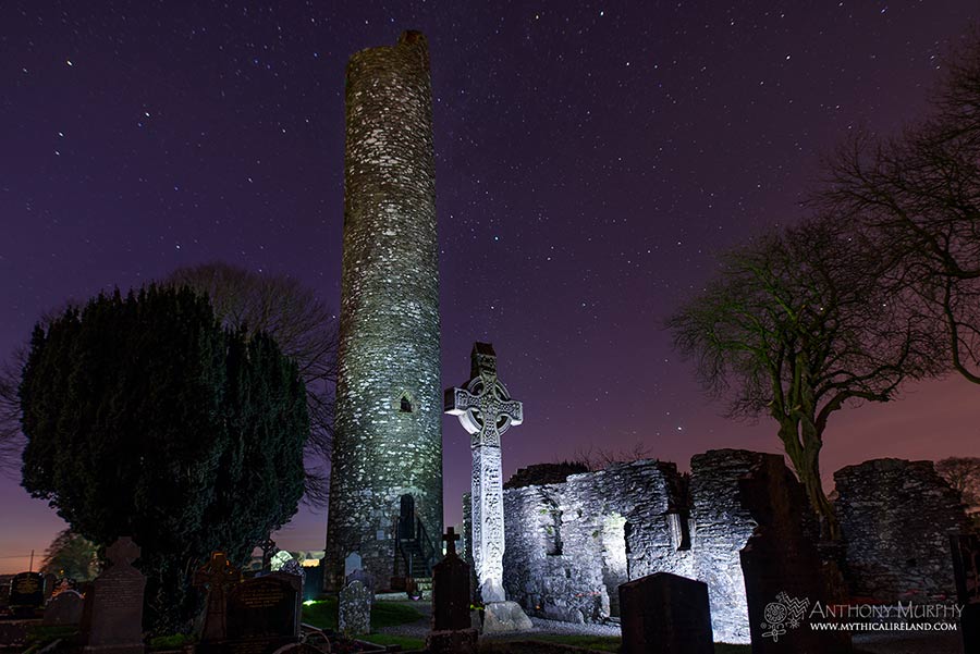 West Cross and round tower, Monasterboice