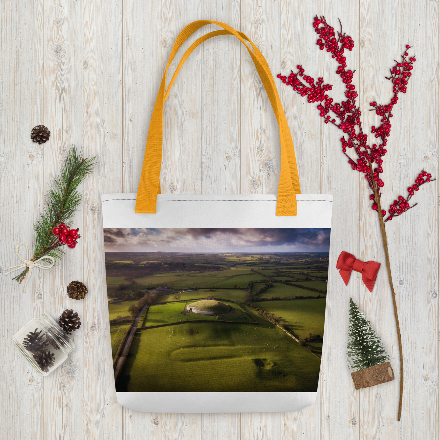 Tote bag - Newgrange from the air